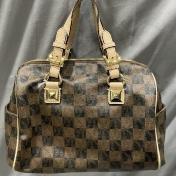 Used MICHAEL KORS Checkerboard GREYSON SATCHEL BAG - Picture 3 of 12